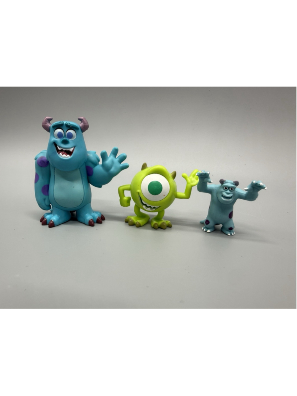 Disney Pixar Monsters Inc Figures Lot Sulley Mike Wazowski Toys Cake Toppers PVC